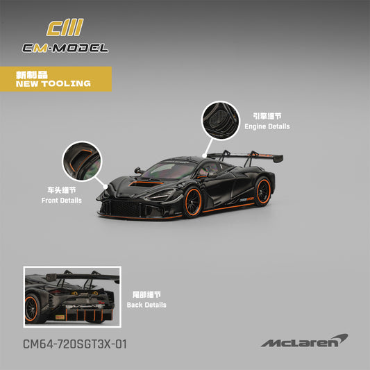 PRE ORDER CM Model 1:64 / McLaren 720S GT3X