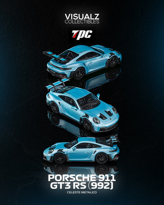 PRE ORDER TPC 1:64 / Porsche 911 GT3 RS (992) Celeste