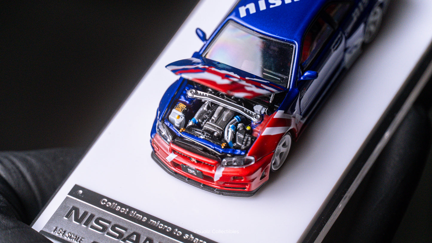 TimeMicro 1:64 / Nissan Skyline R34 Nismo Livery Regular