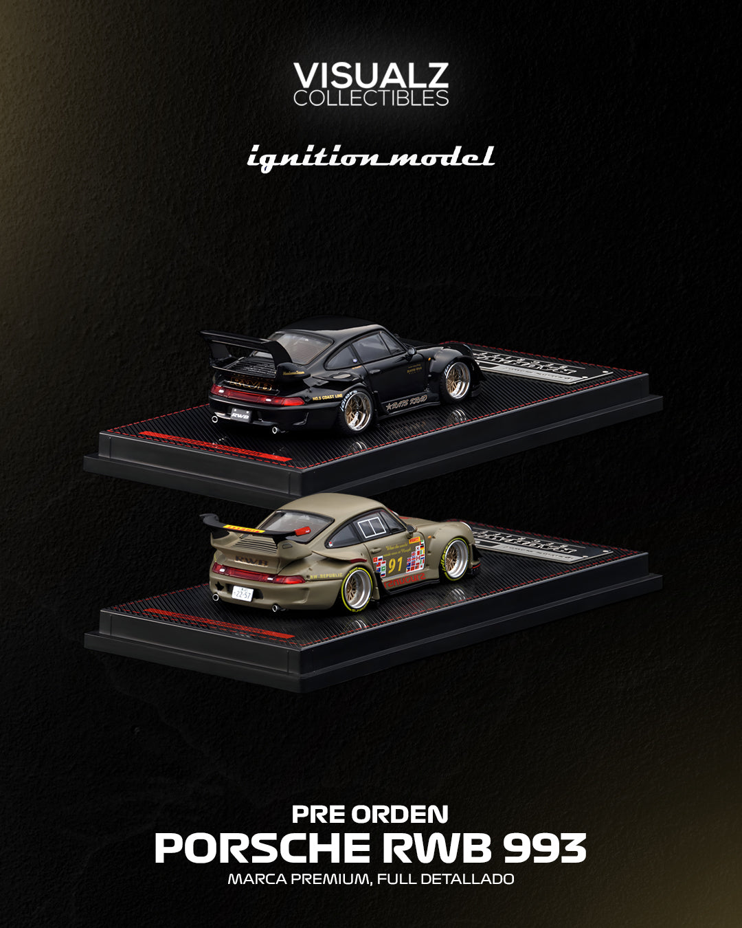 PRE ORDEN Ignition Model 1:64 / Porsche RWB 993