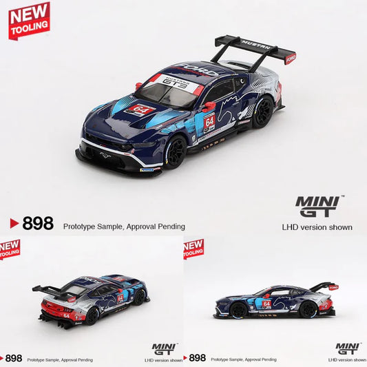 PRE ORDER MiniGT 1:64 / Ford Mustang GT3 #64 Ford Multimatic Motorsport 2024 IMSA DAYTONA 24 HRS MGT00898