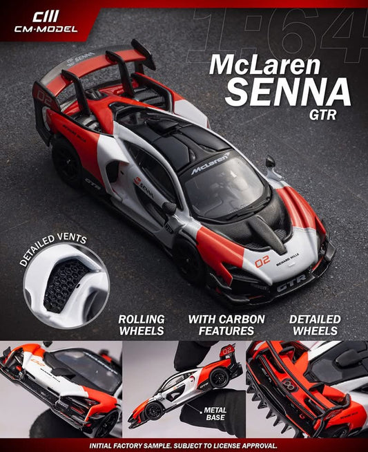 PRE ORDER CM Model 1:64 / McLaren Senna Livery