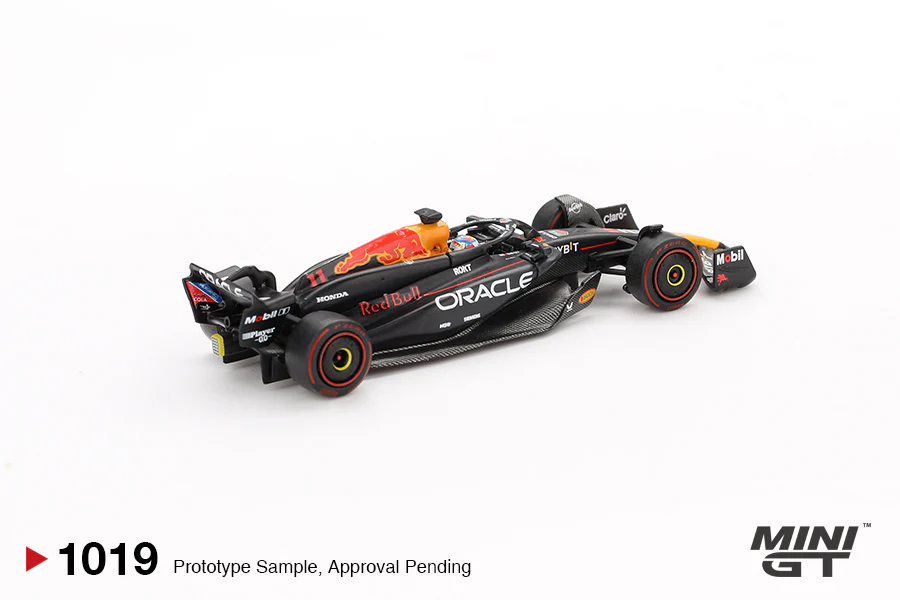 PRE ORDER Mini GT 1:64 / Oracle Red Bull Racing RB20 #11 Sergio Pérez 2024 F1 2024 Bahrain GP 2nd Place