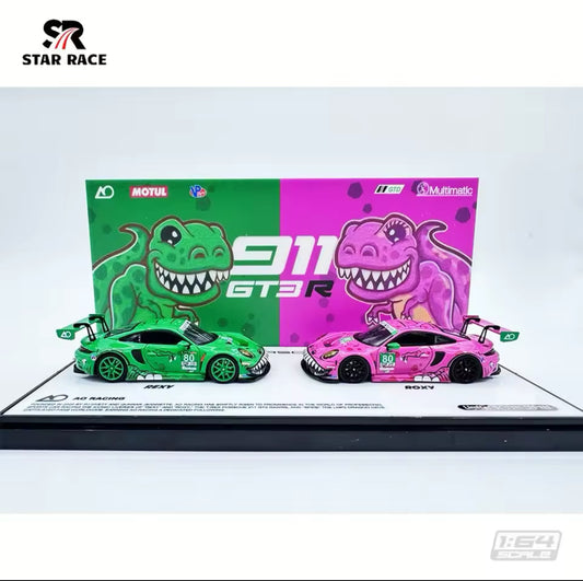 StarRace 1:64 / Duo de Rexy y Roxy Porsches 911 GT3 R