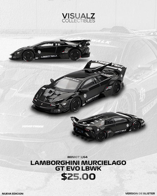 PRE ORDER MiniGT 1:64 / Lamborghini LBWK Murciélago