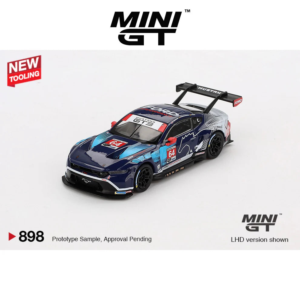 PRE ORDER MiniGT 1:64 / Ford Mustang GT3 #64 Ford Multimatic Motorsport 2024 IMSA DAYTONA 24 HRS MGT00898