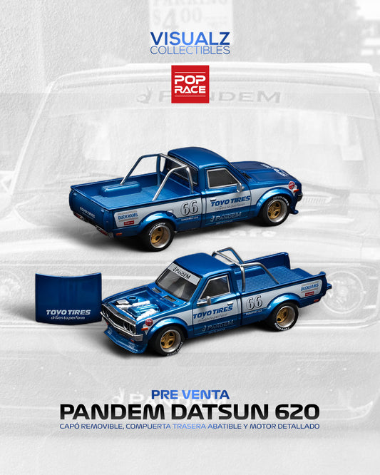PRE ORDEN PopRace 1:64 / Pandem Datsun 620
