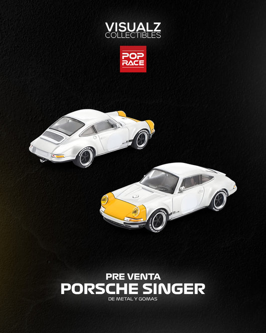 PRE ORDER PopRace 1:64 / Porsche Singer