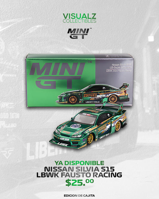 MiniGT 1:64 / Nissan Silvia S15 LBWK Fausto Racing