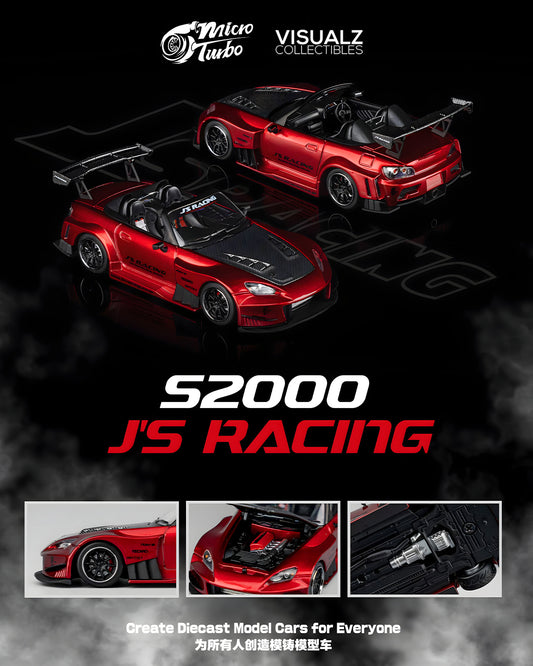 PRE ORDER MicroTurbo 1:64 / Honda S2000 J'S Racing