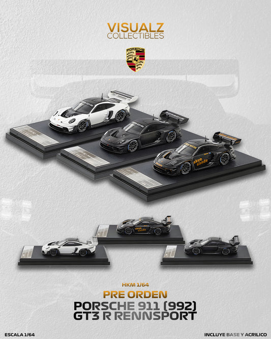 PRE ORDER HKM 1:64 / Porsche 992 R Rennsport