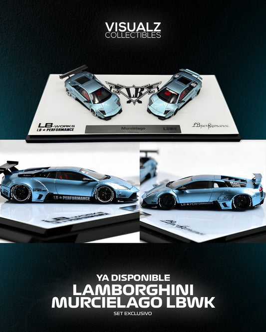 Original 1:64 / Set Exclusivo de Lamborghini Murciélago LBWK