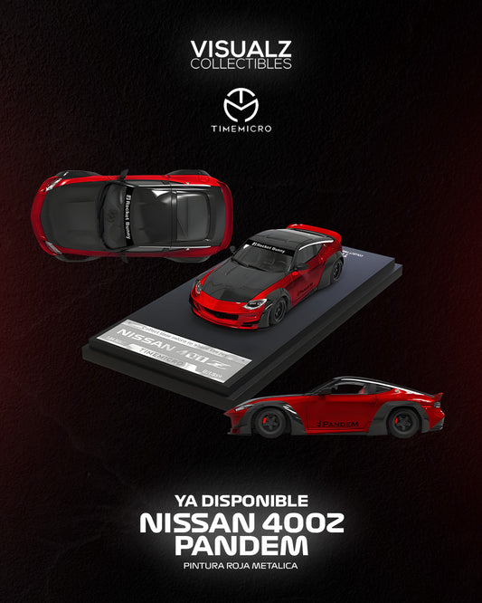 TimeMicro 1:64 / Nissan 400z Pandem Rojo Regular
