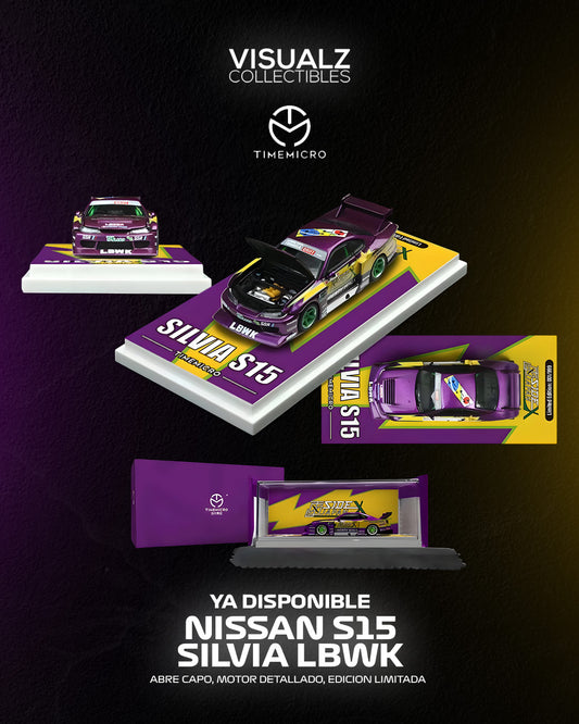 TimeMicro 1:64 / Nissan S15 Silvia LBWK Limited Edition