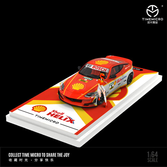 TimeMicro 1:64 / Nissan 400z Shell con Figura
