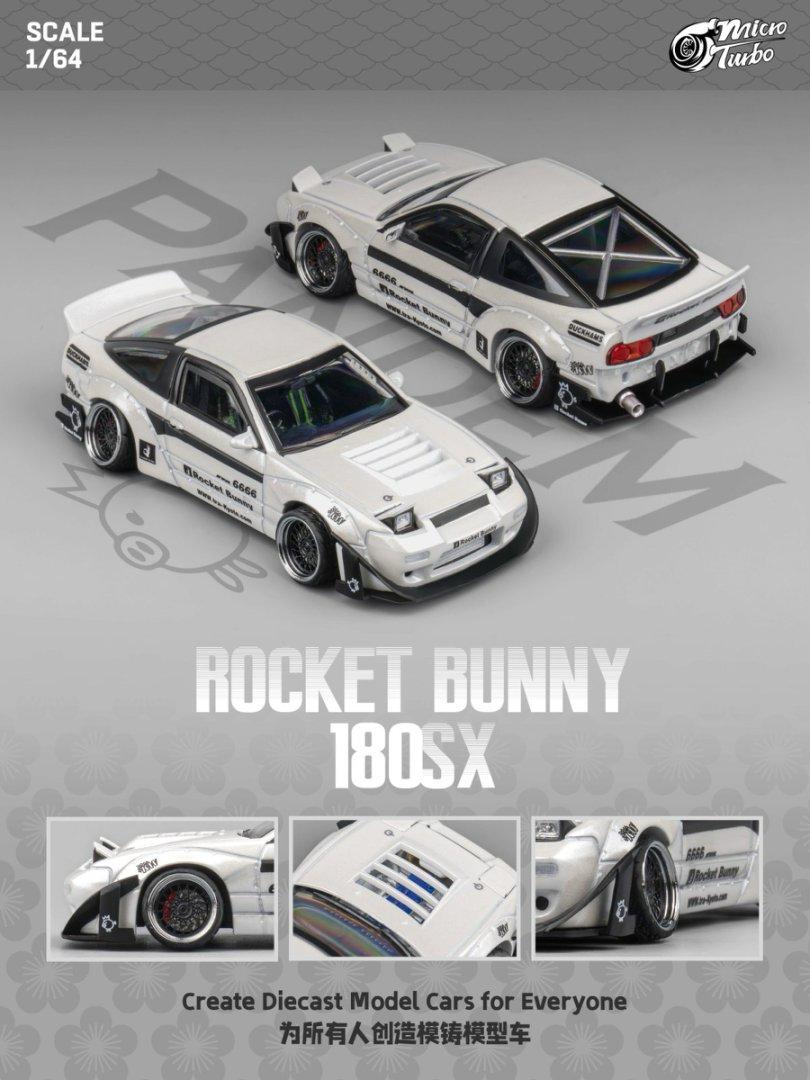 PRE ORDEN MicroTurbo 1:64 / 180SX Rocket Bunny