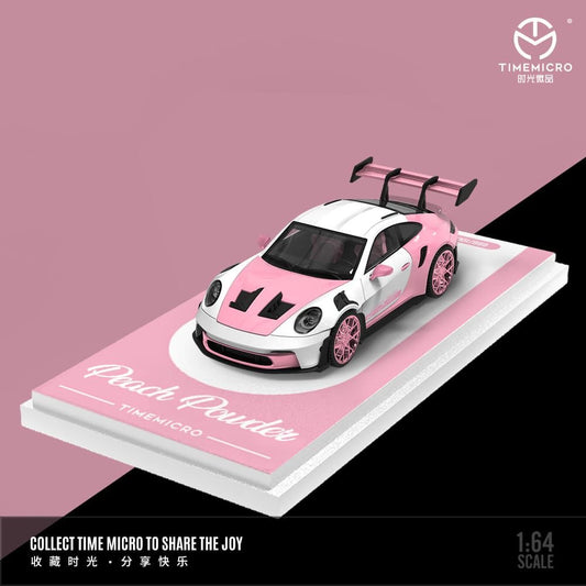 PRE ORDER TimeMicro 1:64 / Porsche 992 GT3 RS Peach Pouder Regular